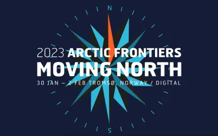 Arctic Frontiers Moving North 2023 Logo Arctic Frontiers Moving North 2023
