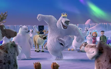 Filmplakat Isbj&oslash;rnen Norm og keiserskatten