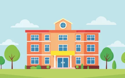 Illustrasjon skole Illustrasjon skole