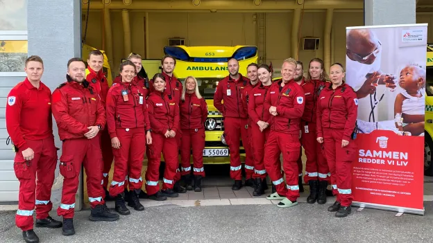 Fellesbilde 113 Amulansearbeidere på 113 i Tromsø