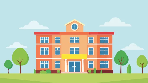 Illustrasjon skole