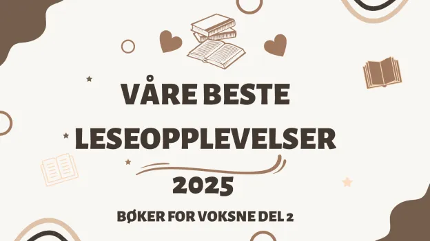 Beste voksenb&oslash;ker 2